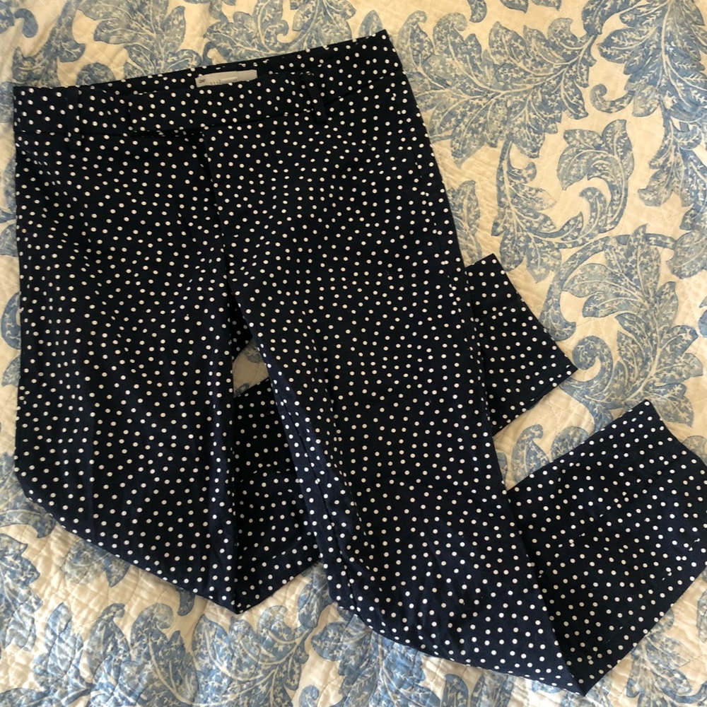 Polka dot! Slim fit Cropped Capris